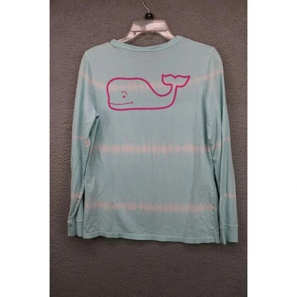 Vineyard Vines Long Sleeve T-Shirt-Size Small-Tie Dye-Whale-Logo - Picture 7 of 8
